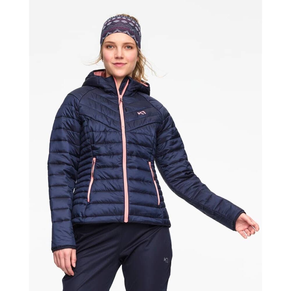 Kari Traa Aada PrimaLoft Puffer Jacket - Marin Size XS Navy/Coral